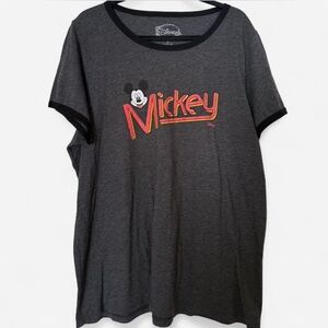 Torrid Disney Mickey Mouse Grey Tee